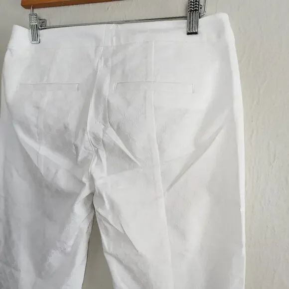 Lilly Pulitzer Kelly Skinny Ankle Pant Resort White 6 NWT Stretch High Rise 28" - Picture 8 of 9